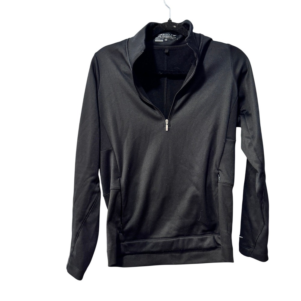 Nike Golf Tour Performance Therma-Fit 1/4 Zip Pullover Black Women's‎ M